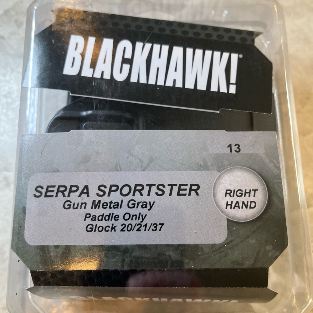 BLACKHAWK! Serpa Sportster Paddle Holster - Gun Metal Gray (Right Hand)